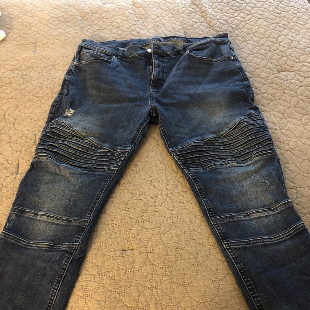 ZARA BIKER JEANS